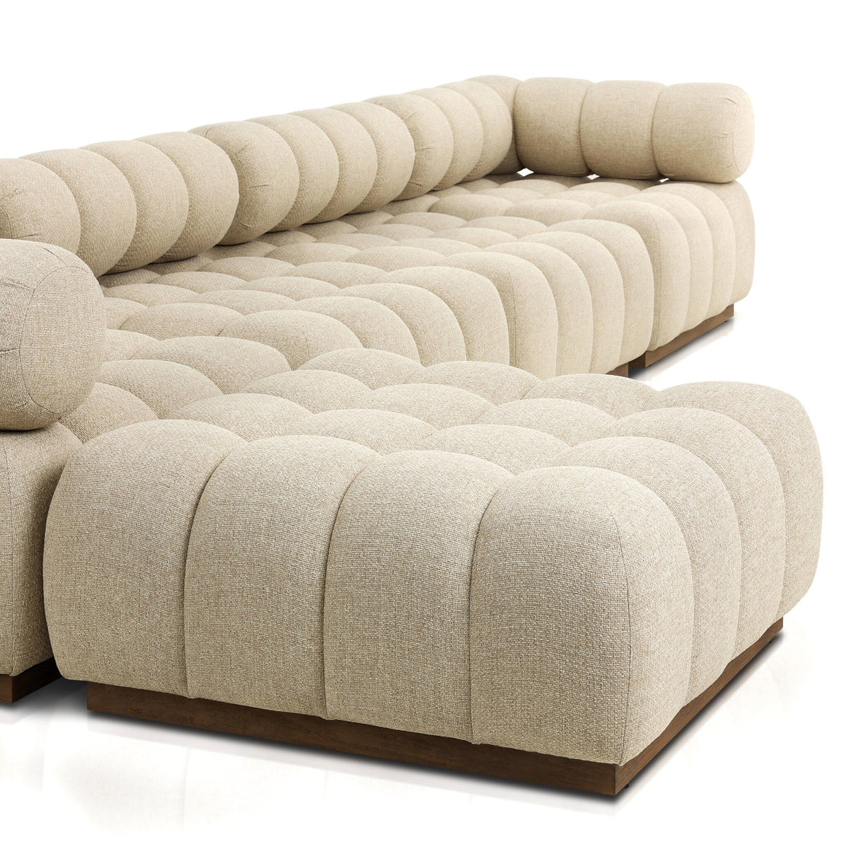 Roma Outdoor 4pc Sectional W/ Ottoman