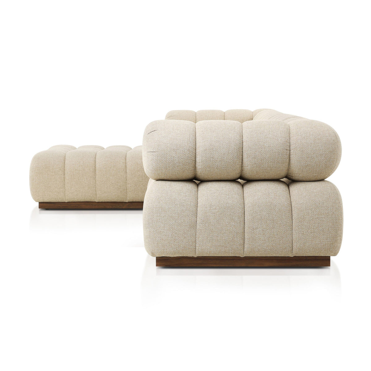 Roma Outdoor 4pc Sectional W/ Ottoman
