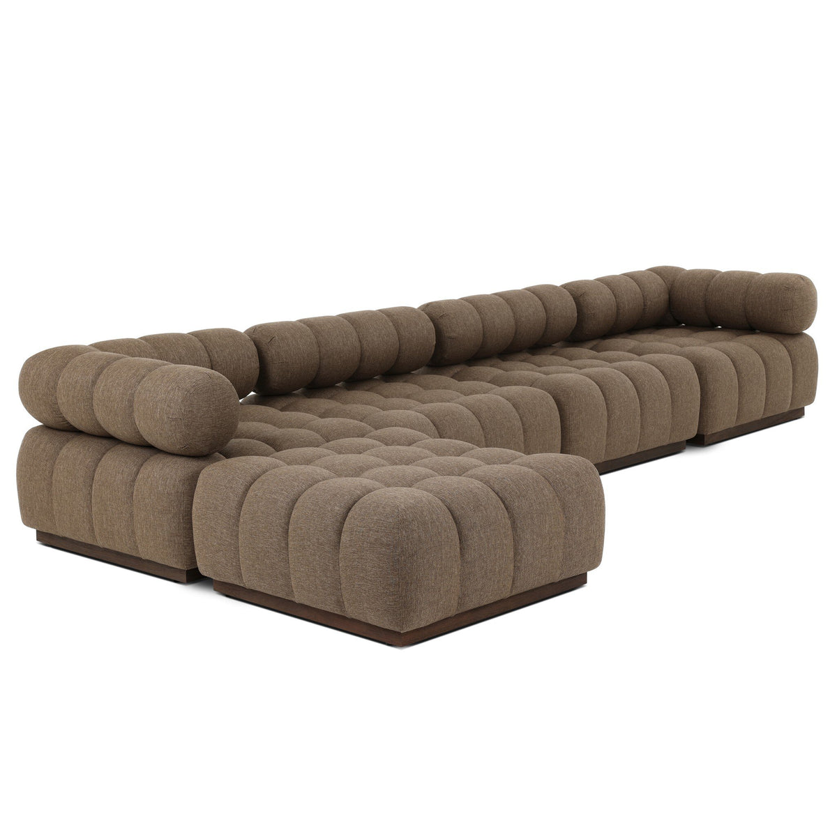 Roma Outdoor 4pc Sectional W/ Ottoman