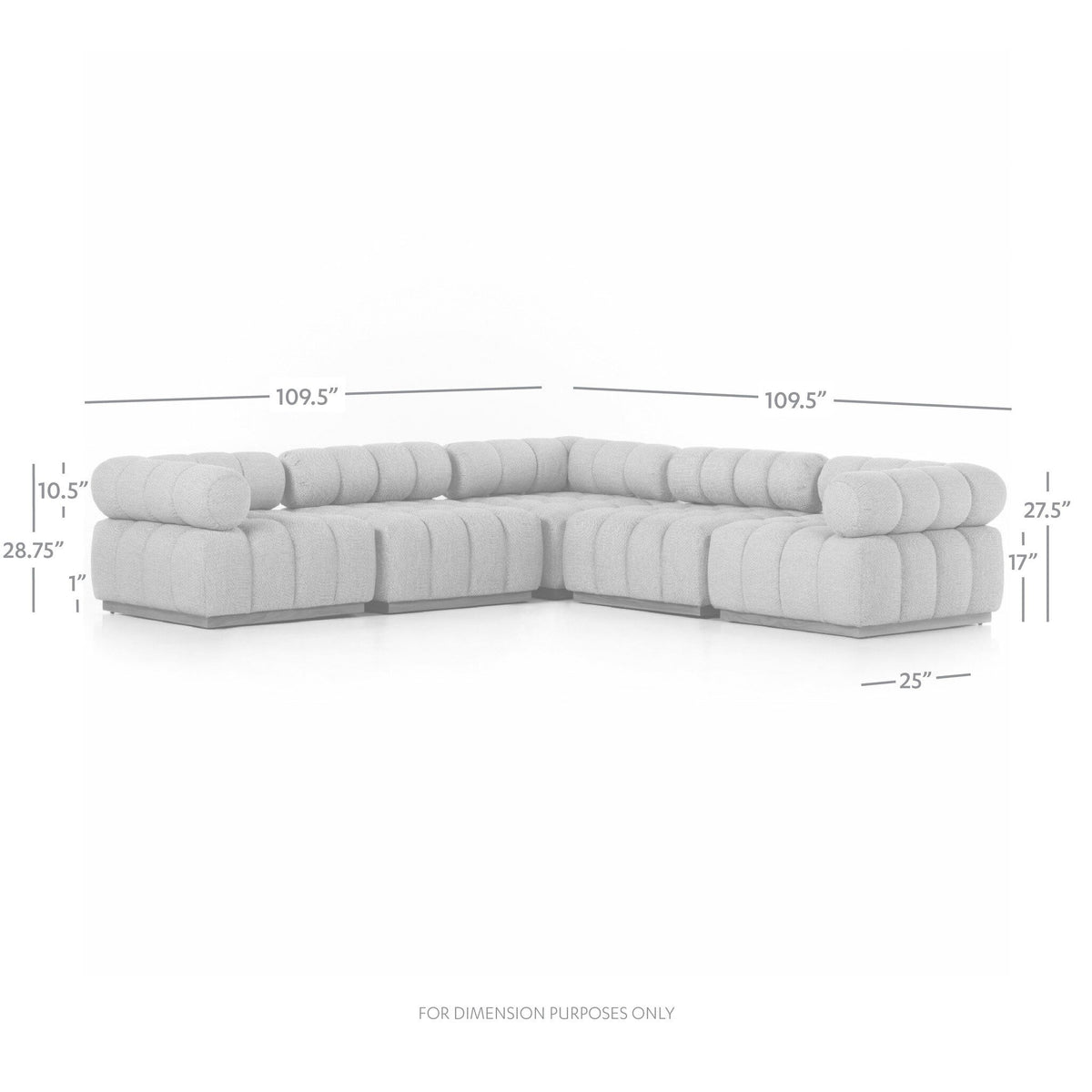 Roma Outdoor 5pc Sectional