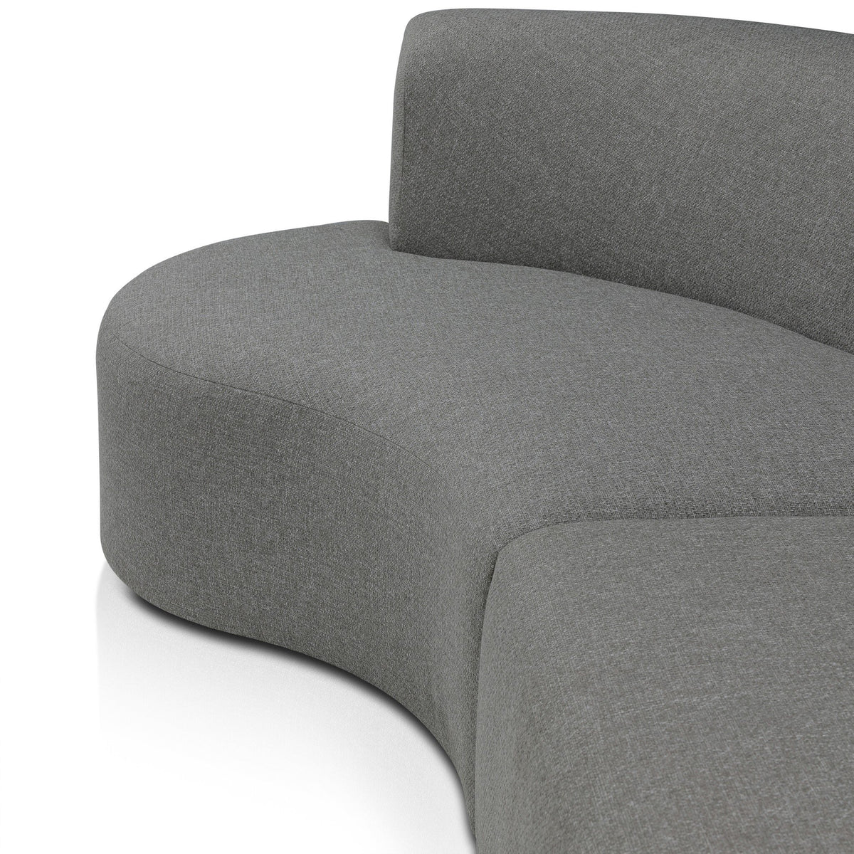 a close up of a couch
