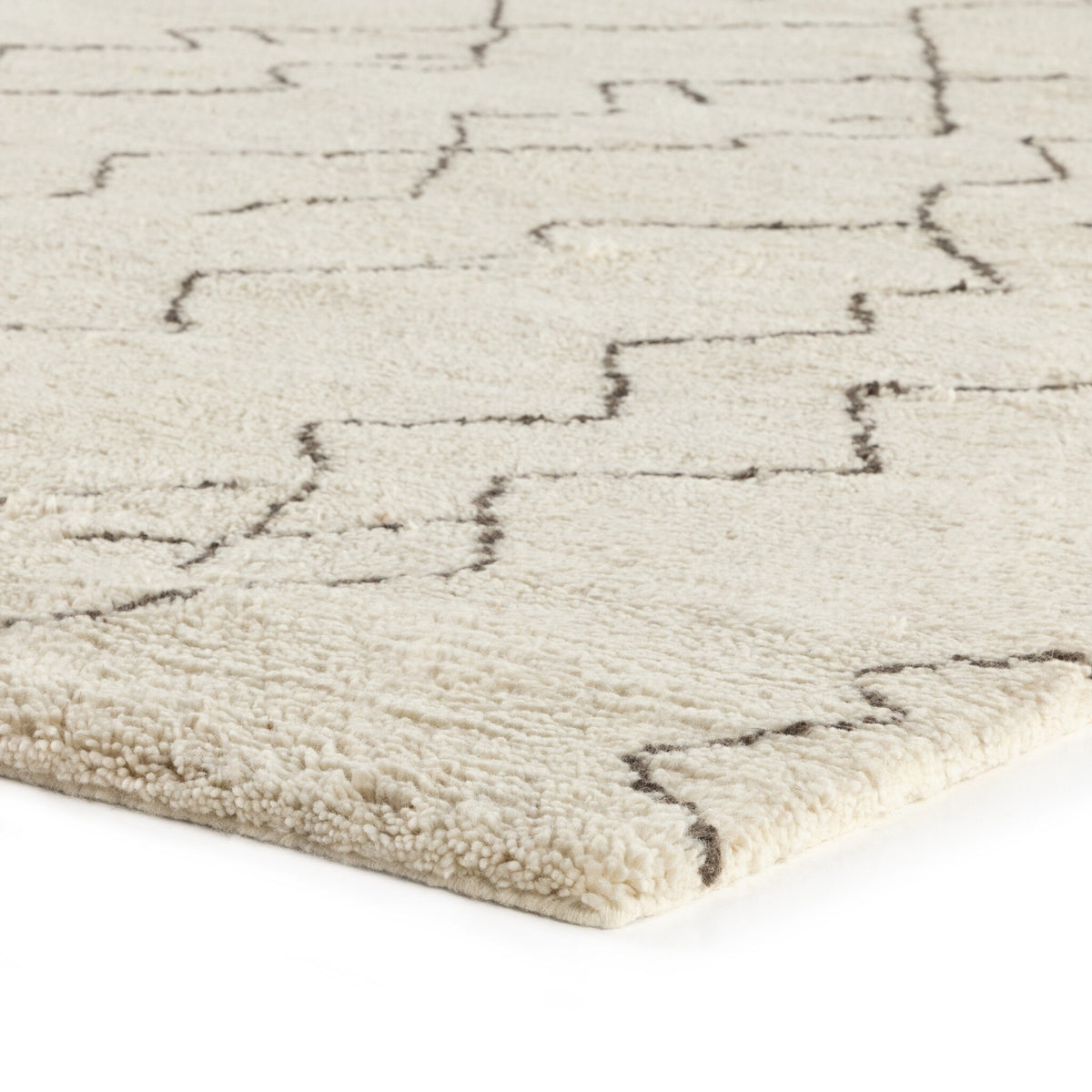 Taza Moroccan Hand-Knotted Rug