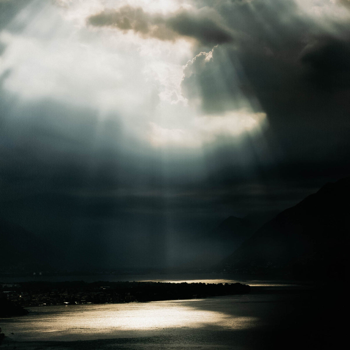 Sky Over Lago Maggiore, Switzerland By Getty Images