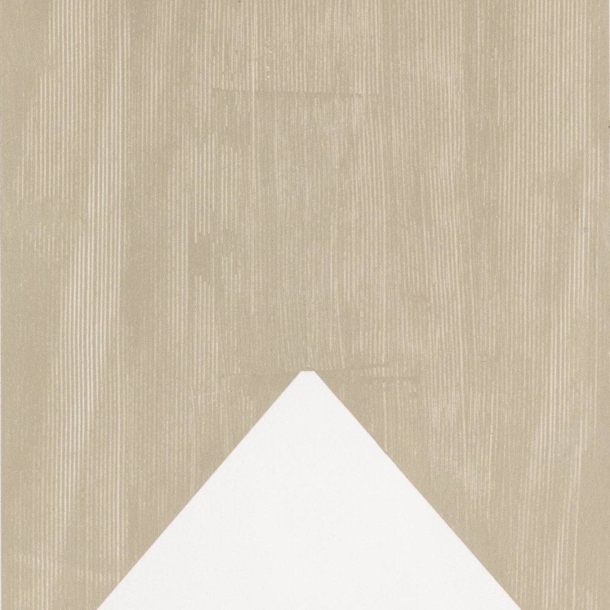 Triangle In Taupe By The Holly Collective