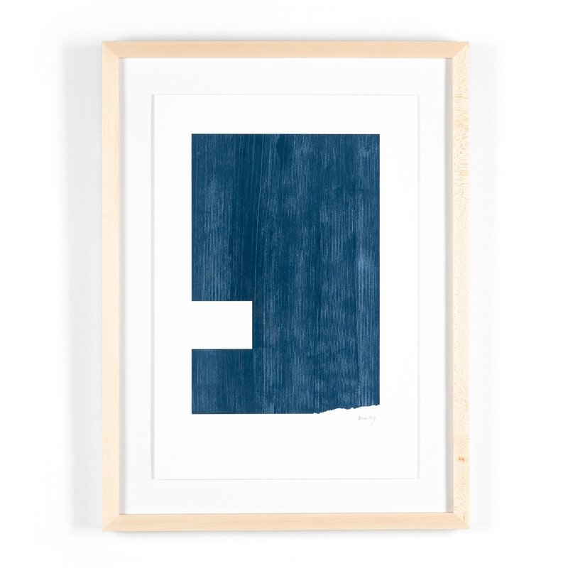 Negative Ii In Blue By The Holly Collective