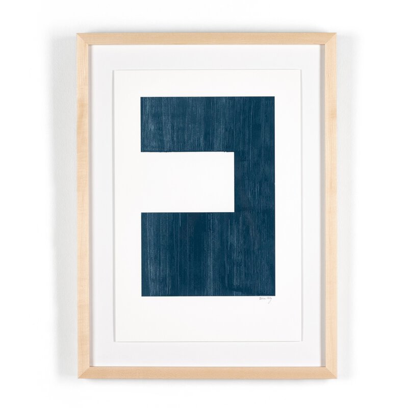 Negative Iii In Blue By The Holly Collective
