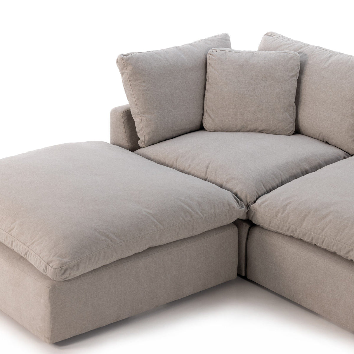 Stevie 4pc Laf Sectional W/Ottoman