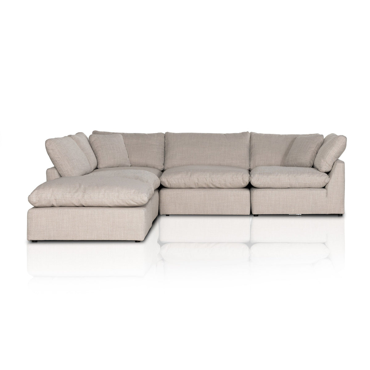 Stevie 4pc Laf Sectional W/Ottoman