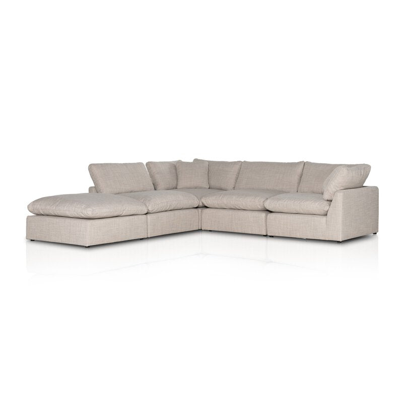 Stevie 4pc Laf Sectional W/Ottoman