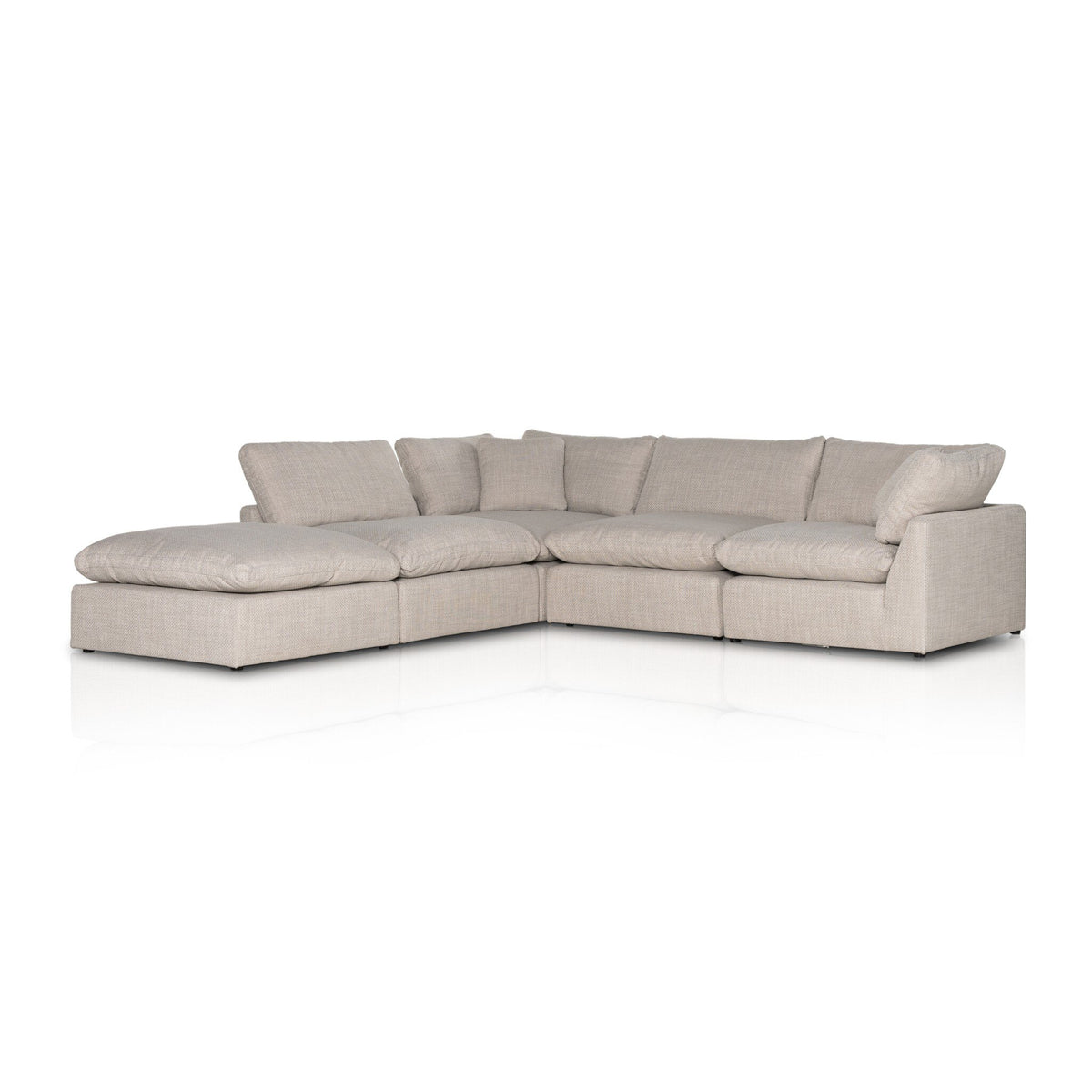 Stevie 4pc Laf Sectional W/Ottoman