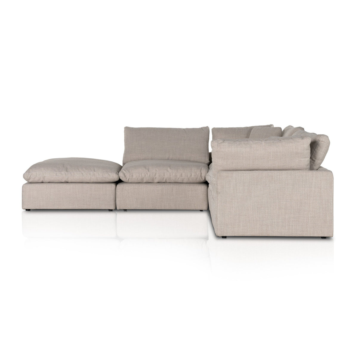 Stevie 4pc Laf Sectional W/Ottoman