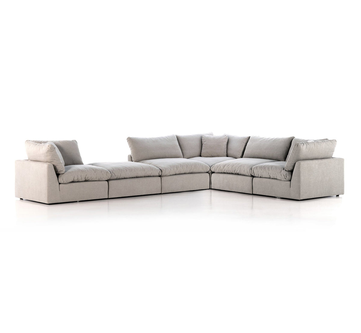 Stevie 5pc Sectional W/Ottoman
