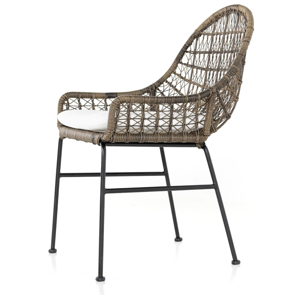 Bandera Outdoor Dining Chair Low Arm W/ Cushion