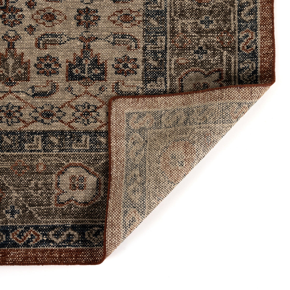 a close up of a rug