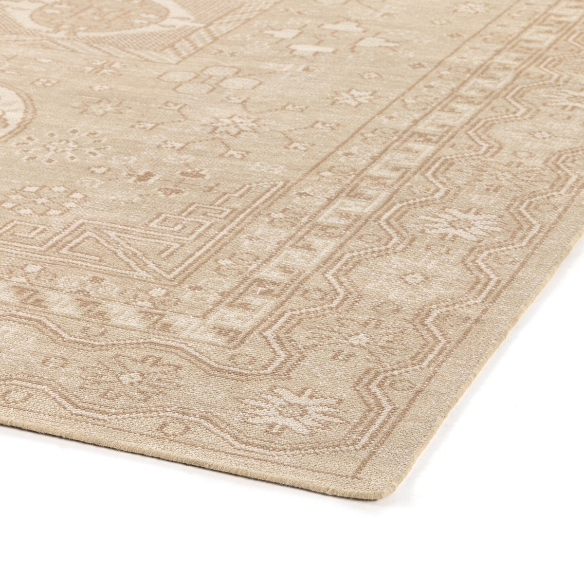 a close up of a rug