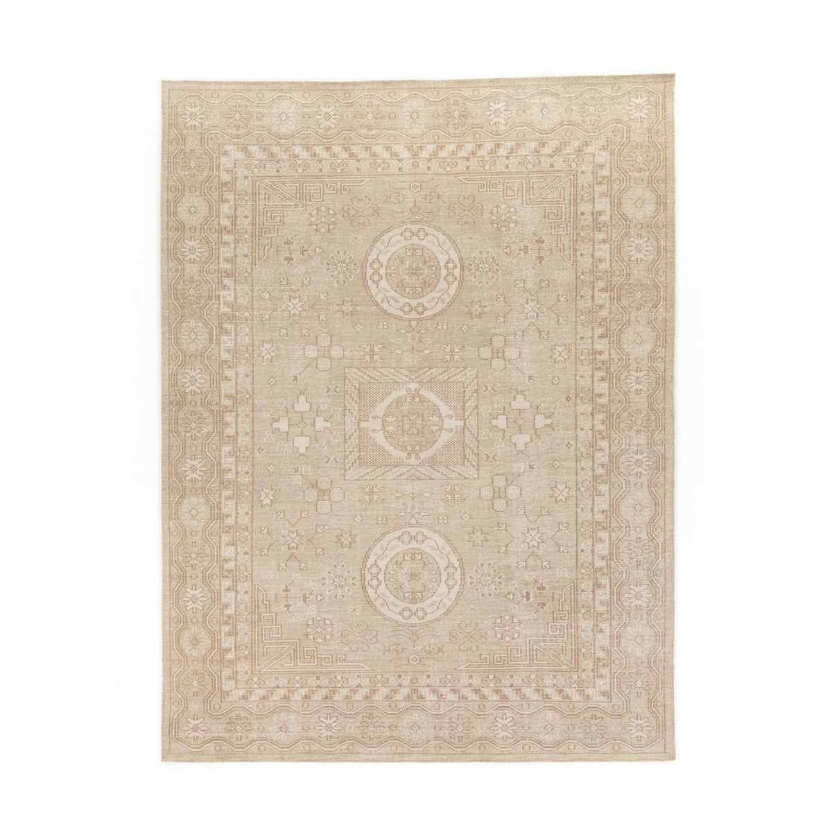 a rug on a white background