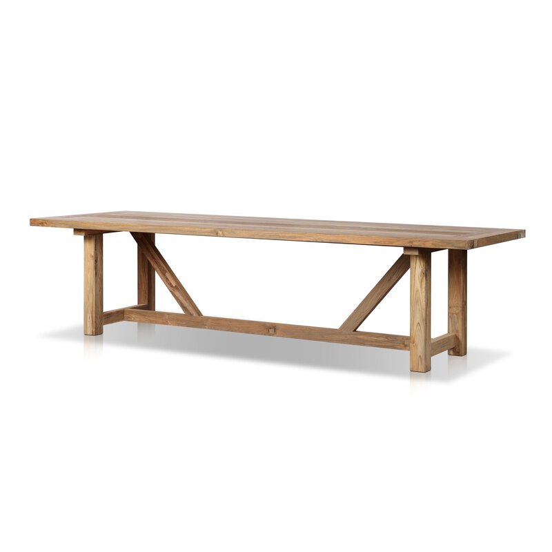 Stewart Outdoor Dining Table-118"