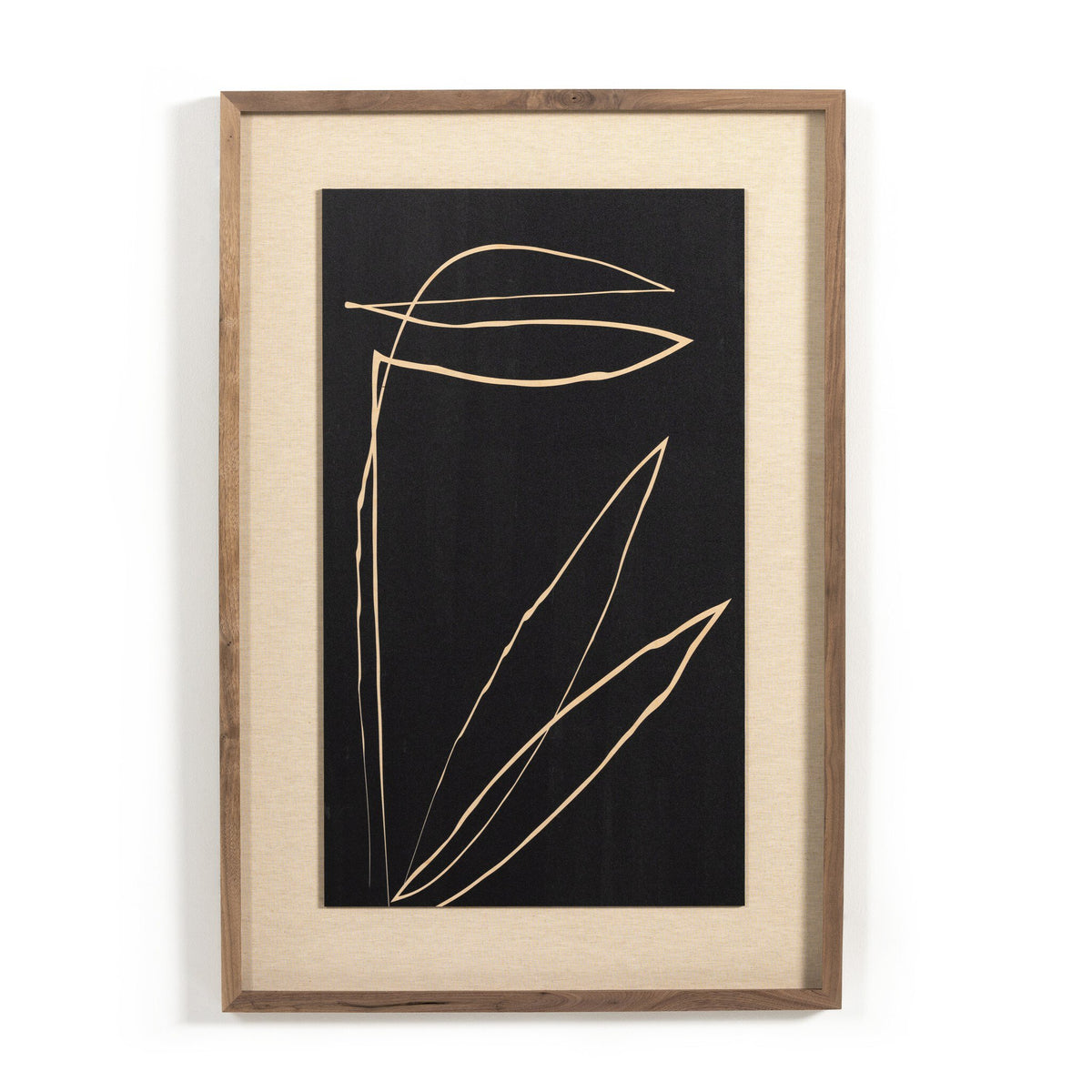 Abstract Botanic Line Drawing  By Roseanne Kenney