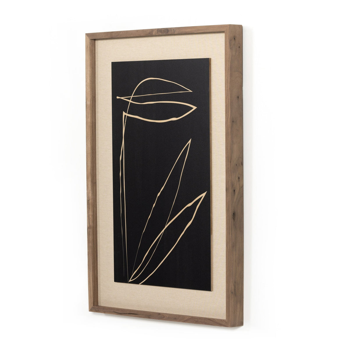 Abstract Botanic Line Drawing  By Roseanne Kenney