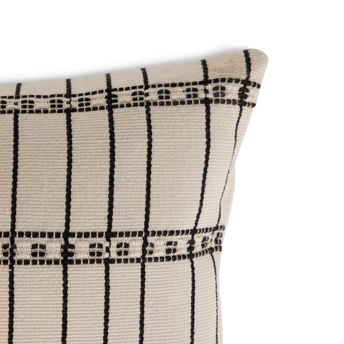 a close up of a pillow