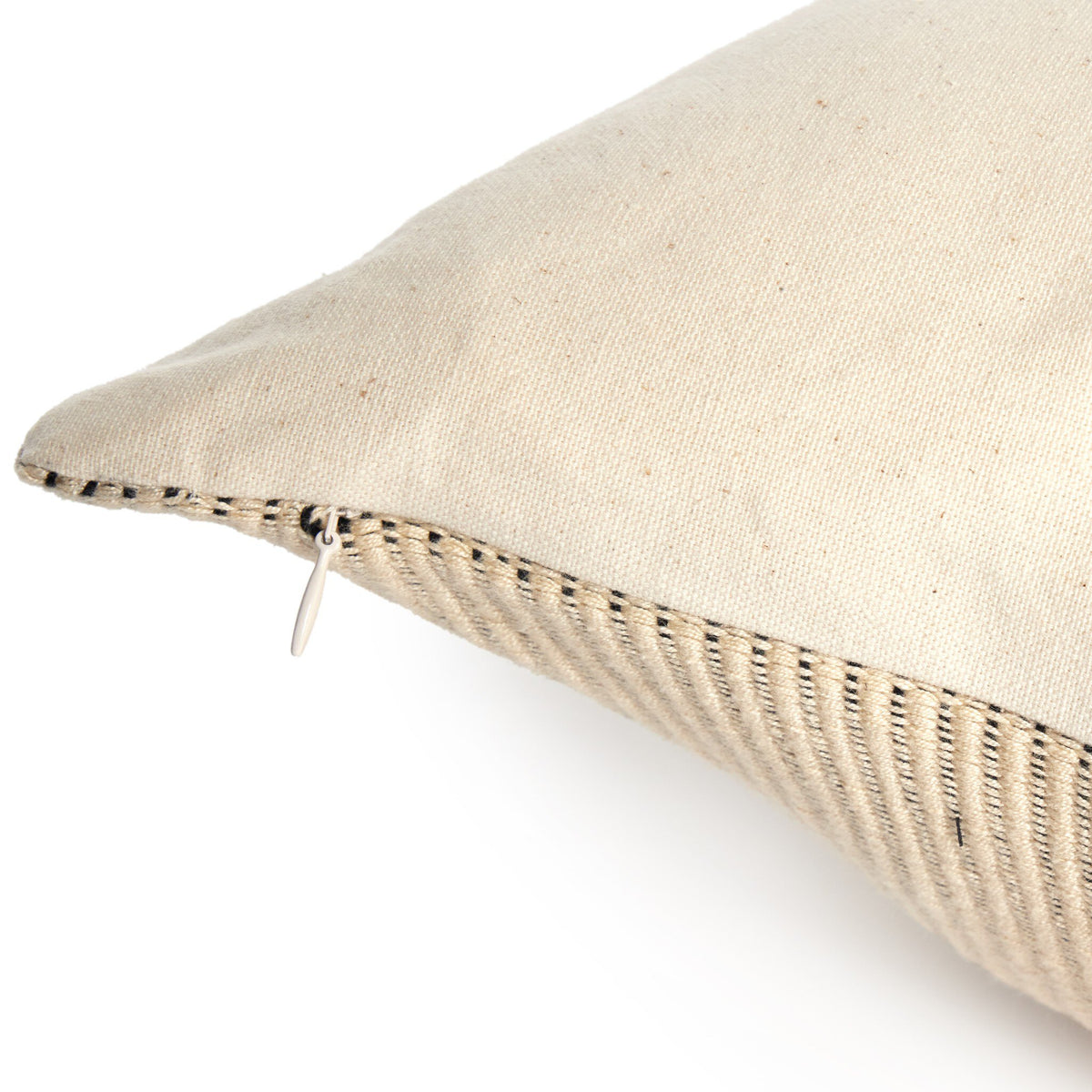 a close up of a pillow