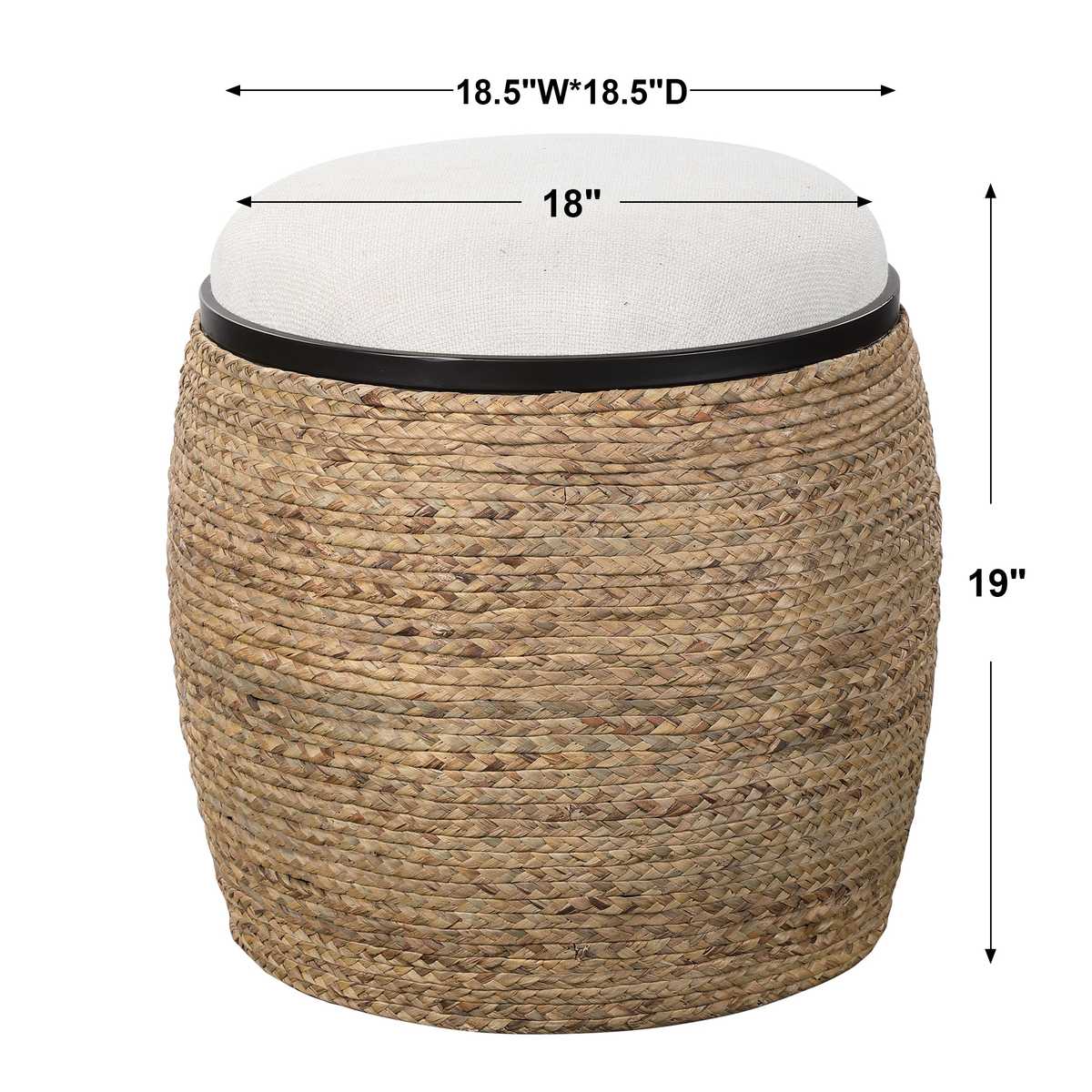 Island Ottoman, Small Round