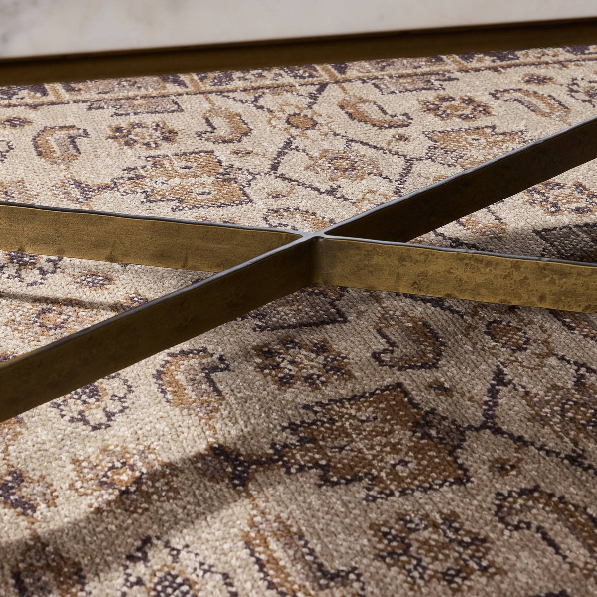 Hammered Iron Coffee Table