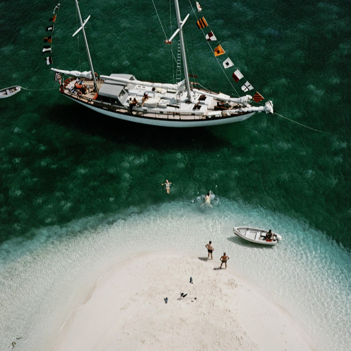 Charter Ketch By Slim Aarons