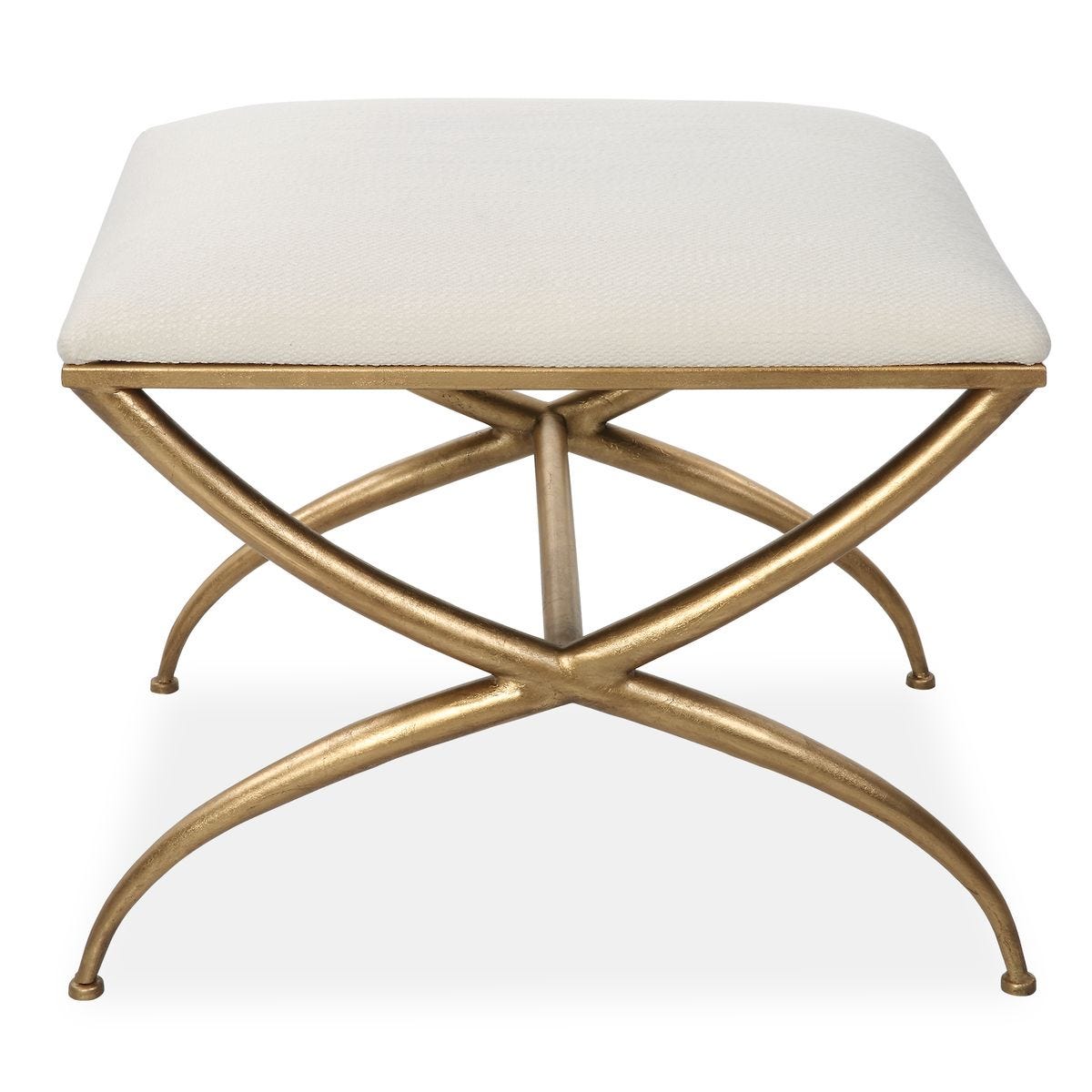 Crossing Small Bench, White