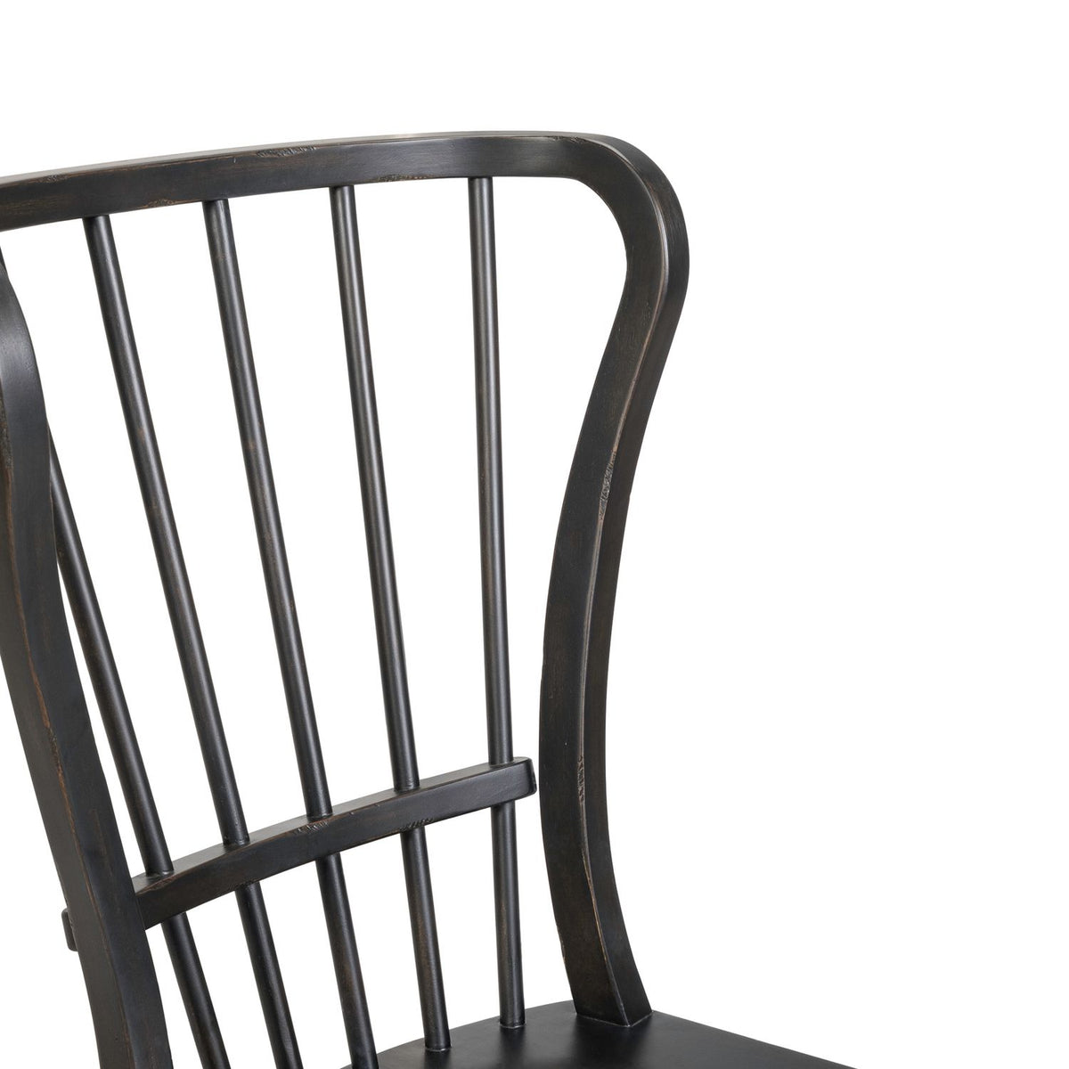 237-C1000S-B - Windsor Back Side Chair - Black (RTA) - Liberty Furniture
