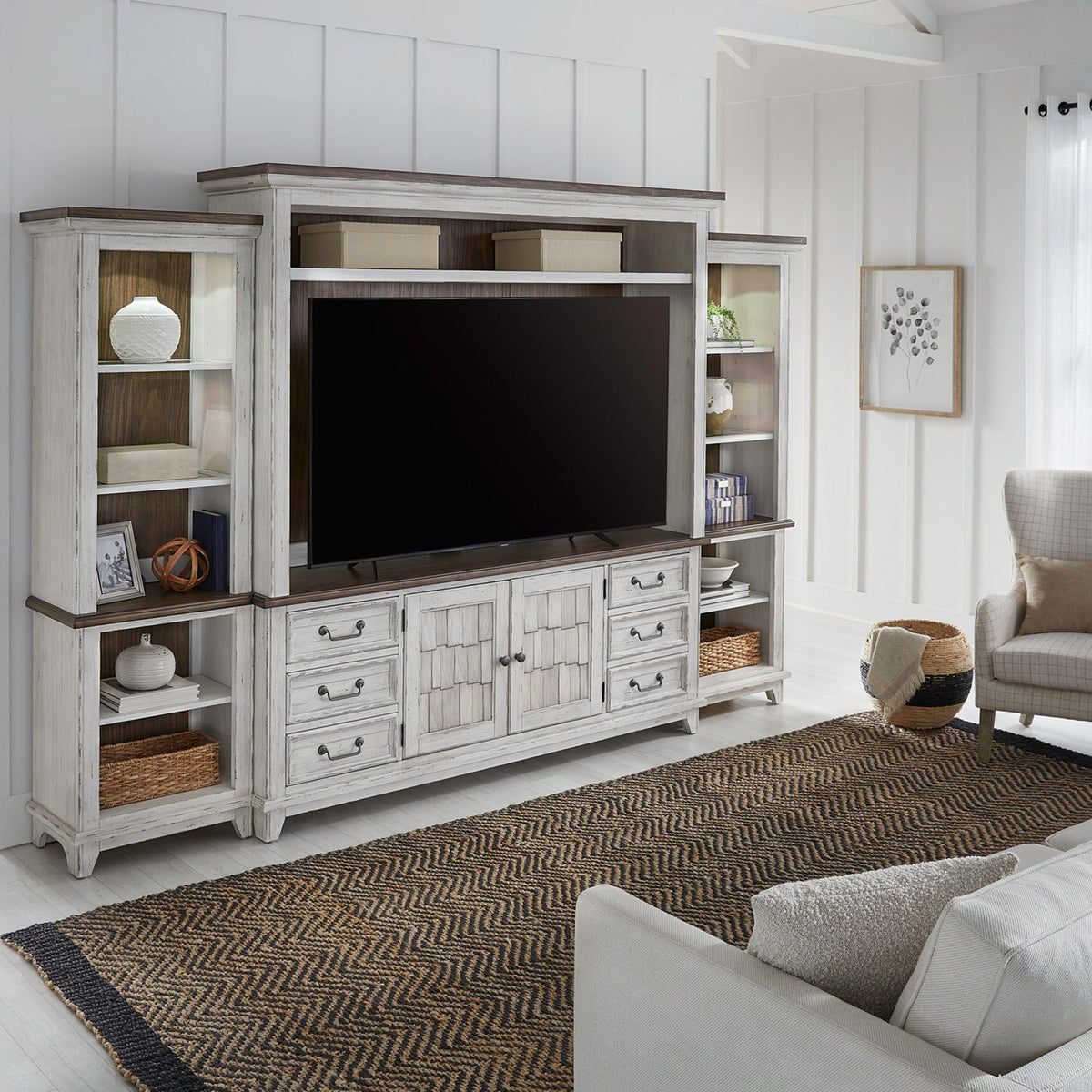 237-ENT-ECP - Entertainment Center with Piers - Liberty Furniture