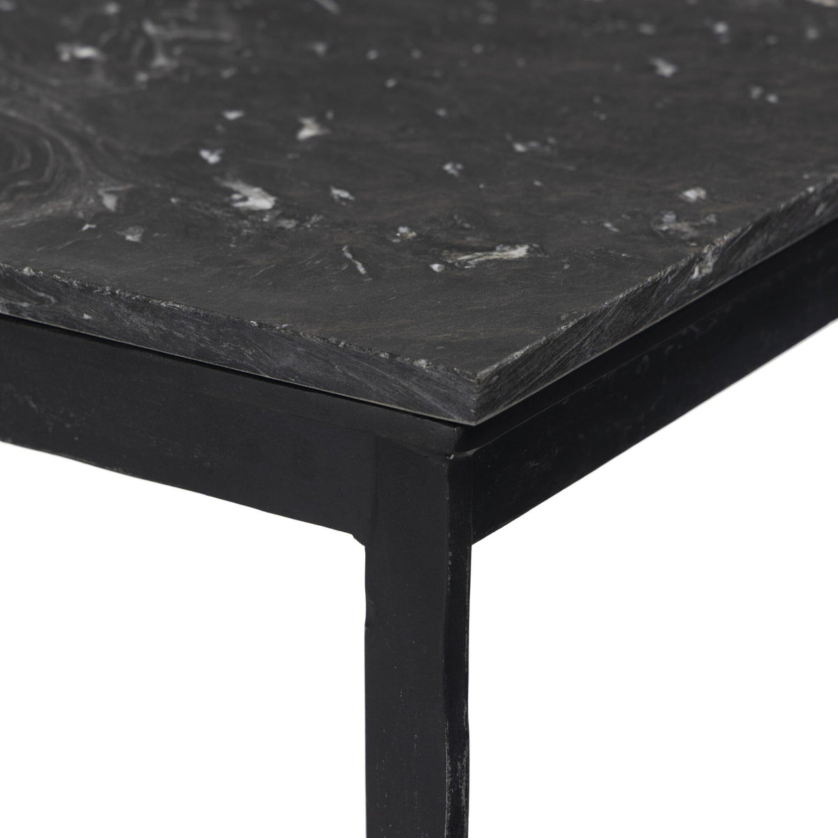 Hammered Iron Console Table
