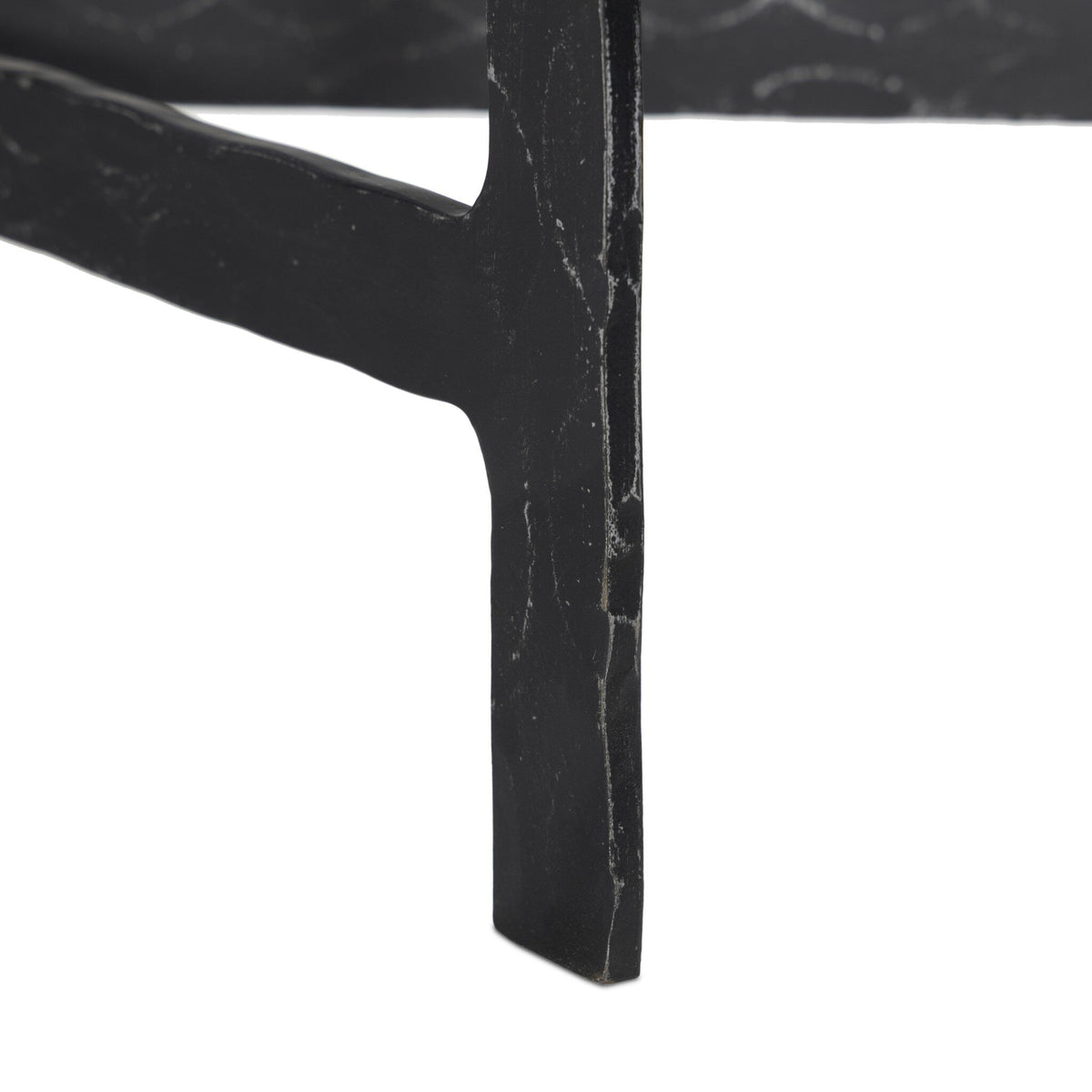 Hammered Iron Console Table