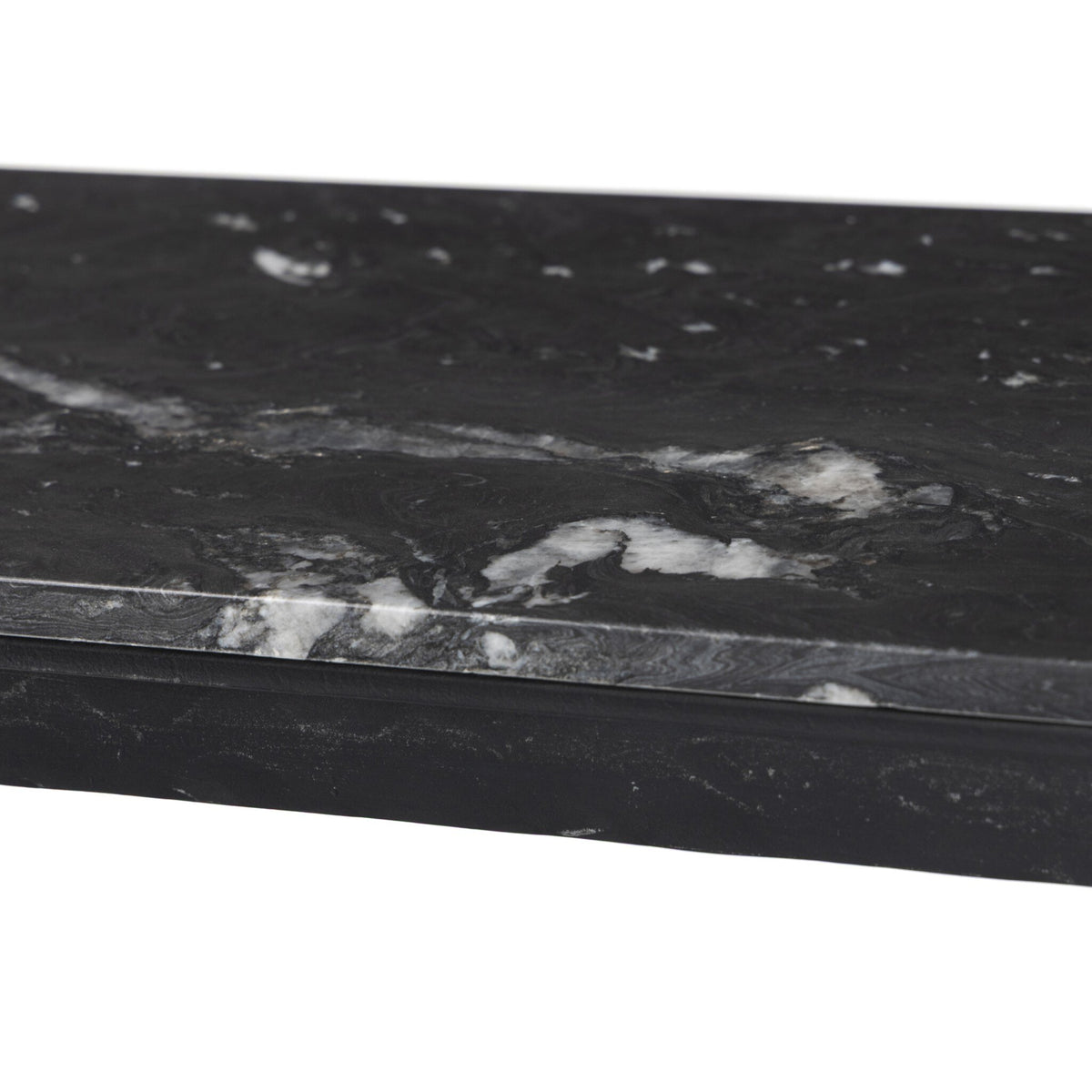 Hammered Iron Console Table