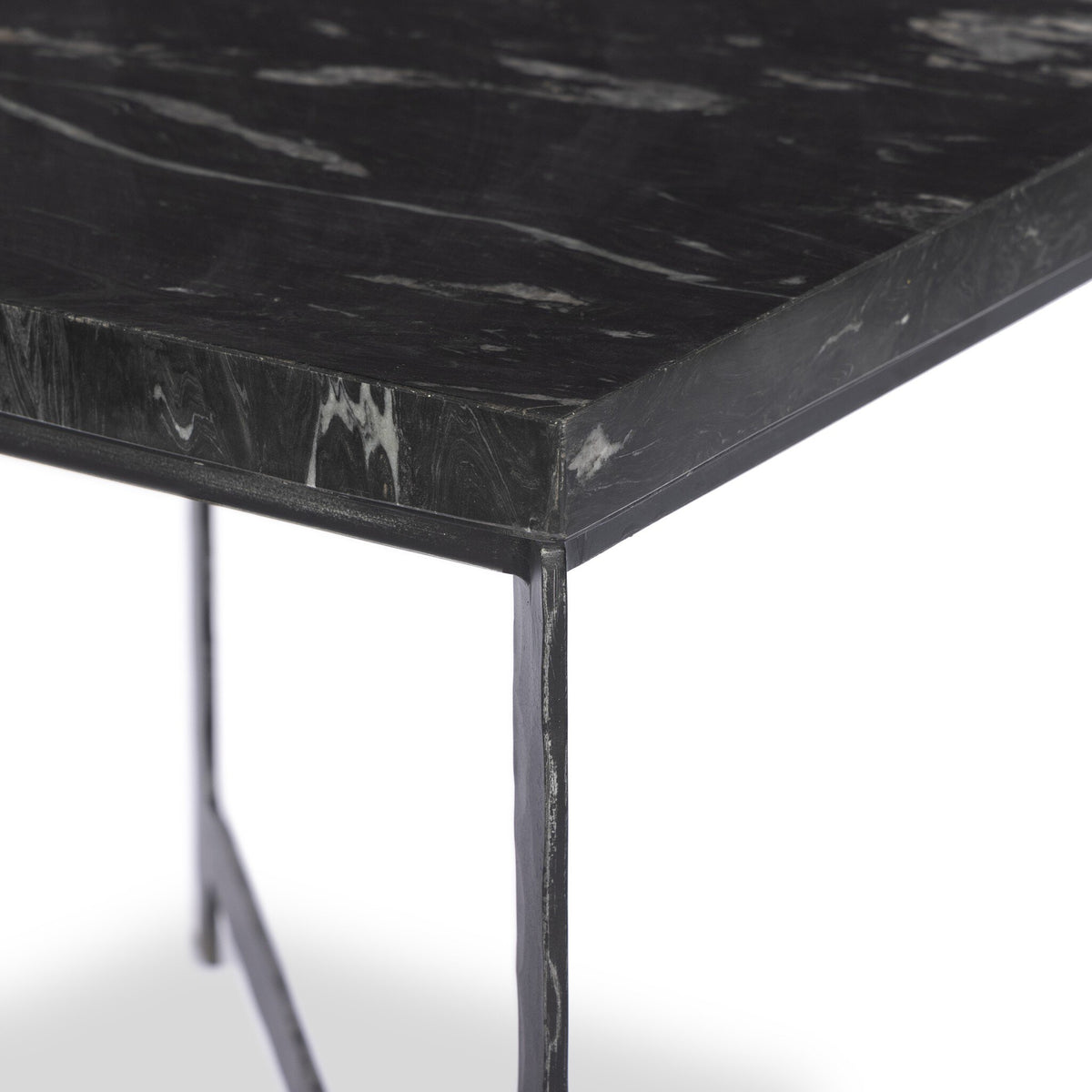 Hammered Iron End Table