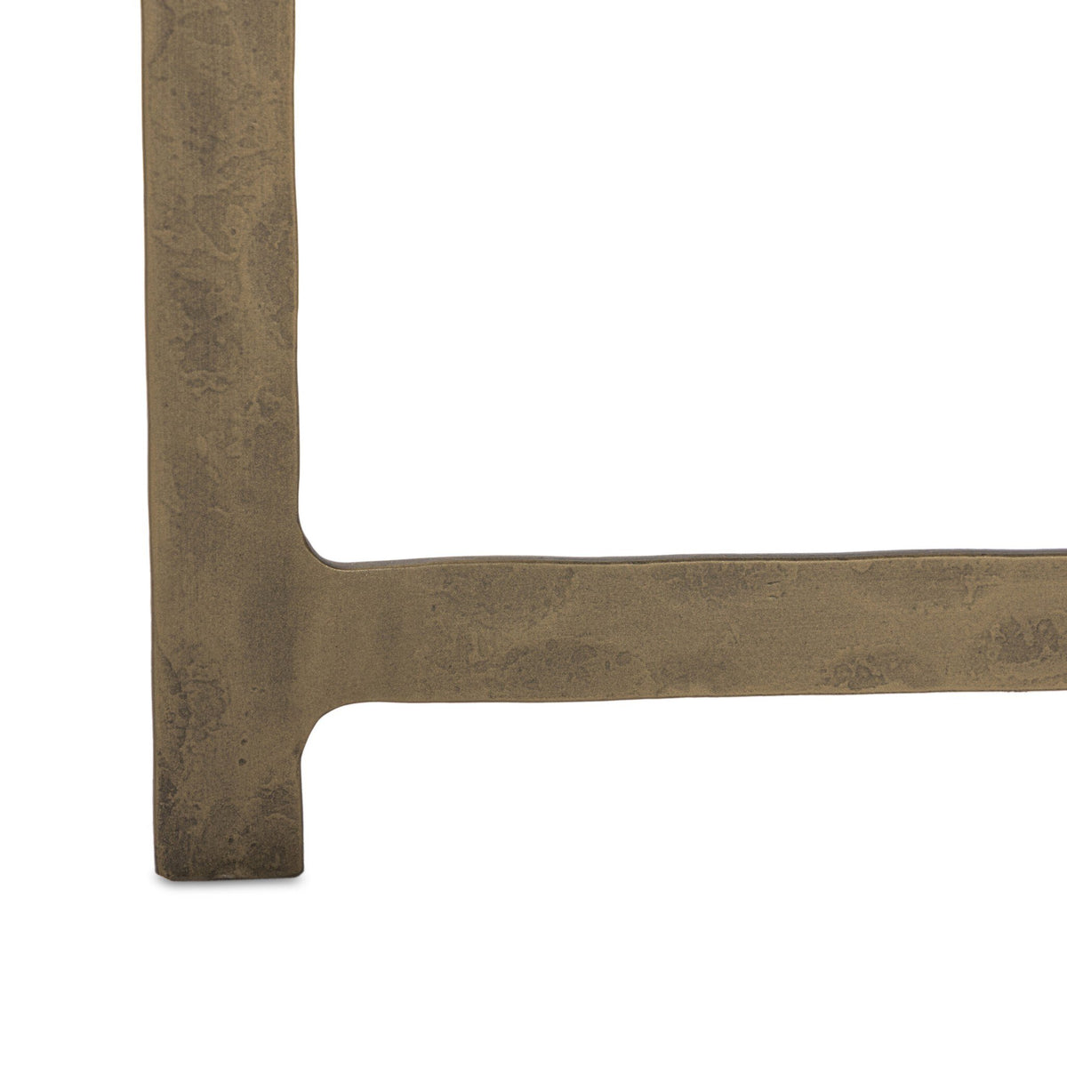 Hammered Iron End Table