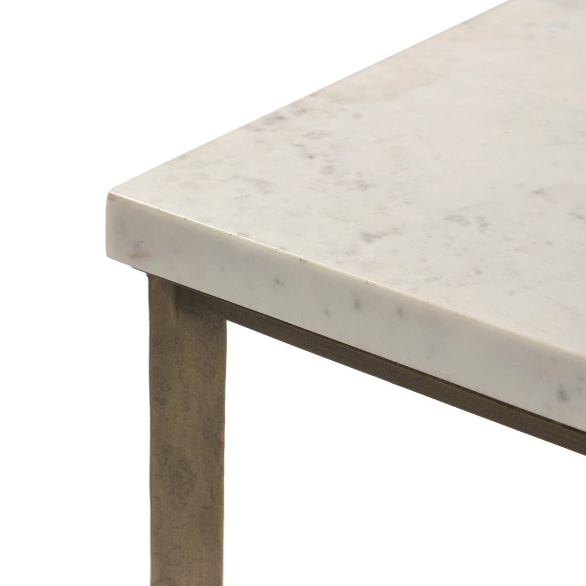 Hammered Iron End Table