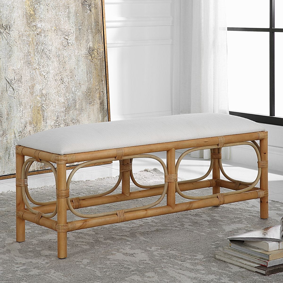 Laguna Bench, White
