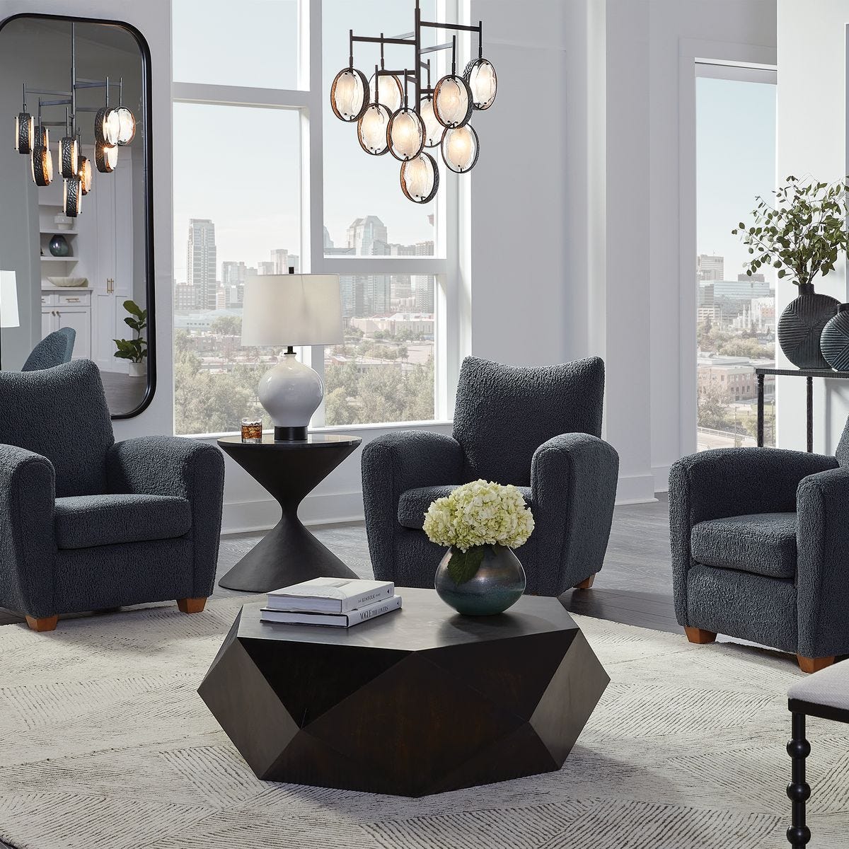 Teddy Accent Chair, Slate