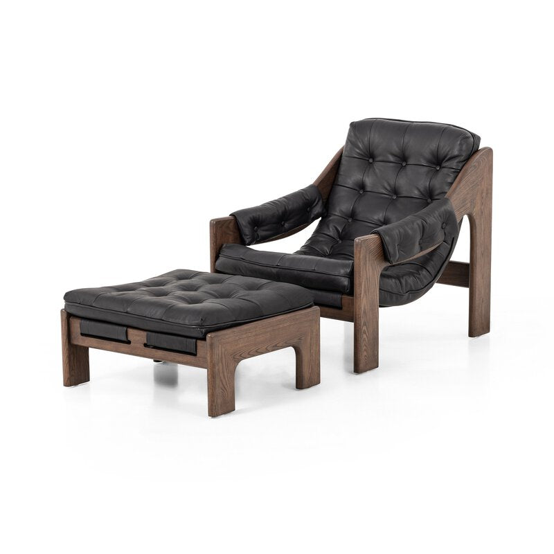 Halston Chair W/Ottoman