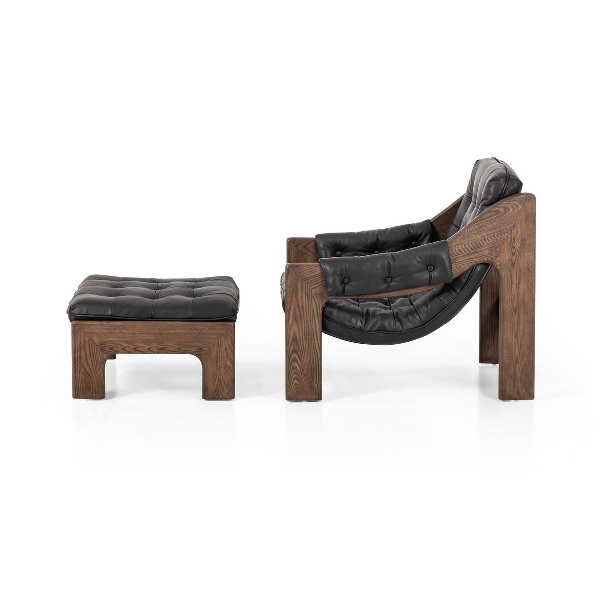 Halston Chair W/Ottoman