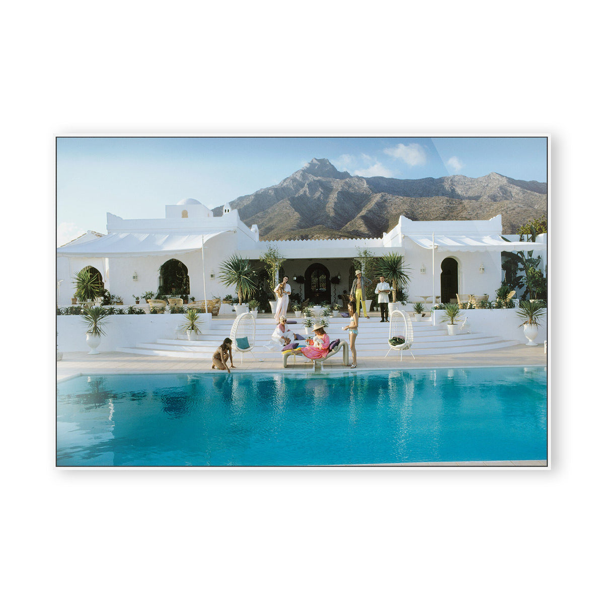 Pool At El Venerol By Slim Aarons