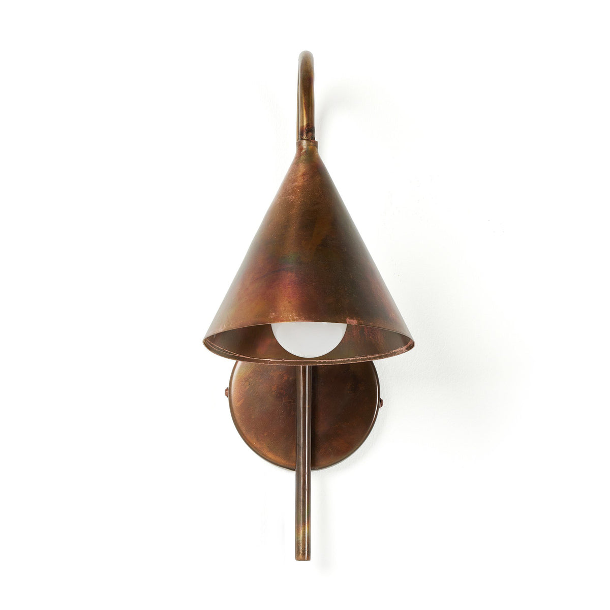 a light fixture on a white background