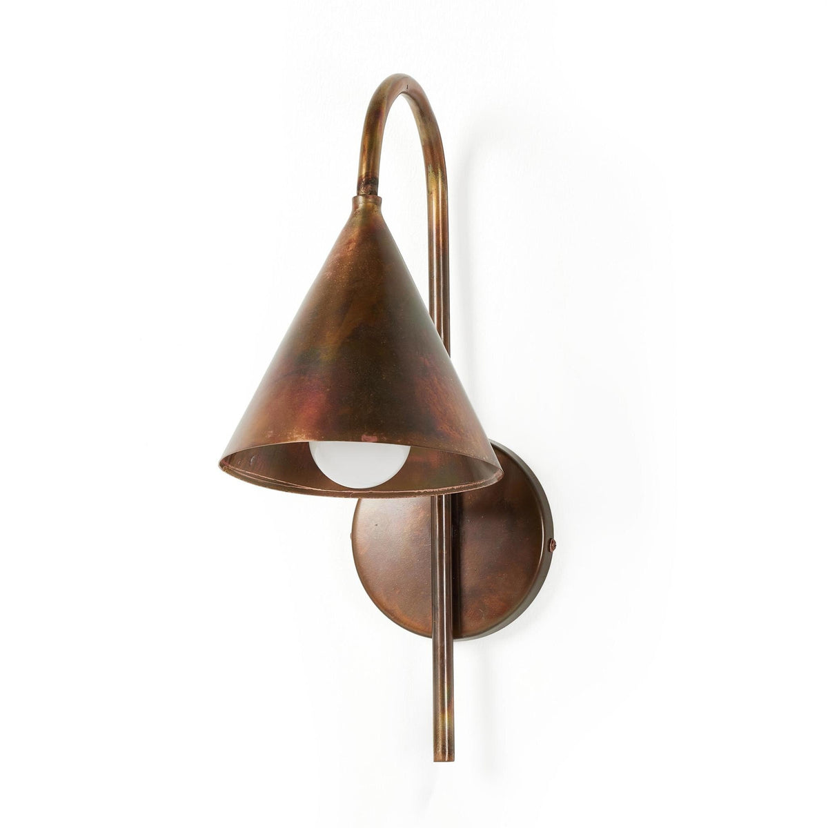 a light fixture on a white background