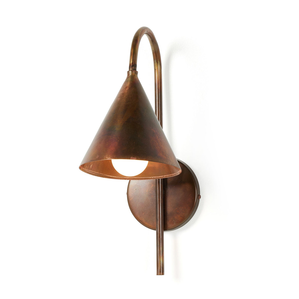 a light fixture on a white background
