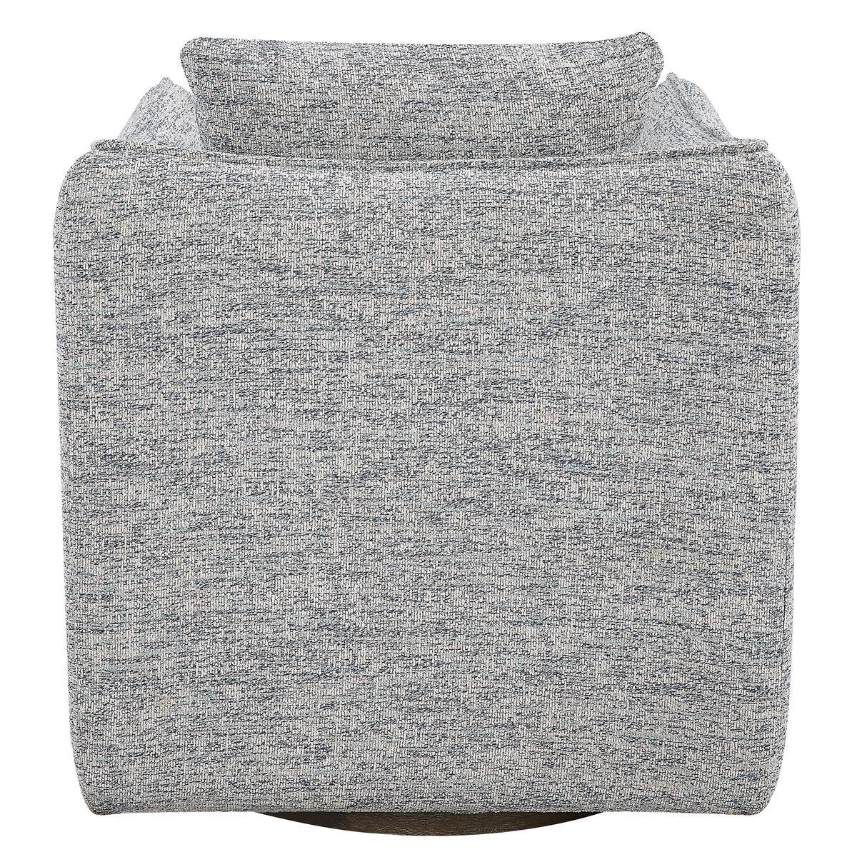 Corben Swivel Chair, Blue
