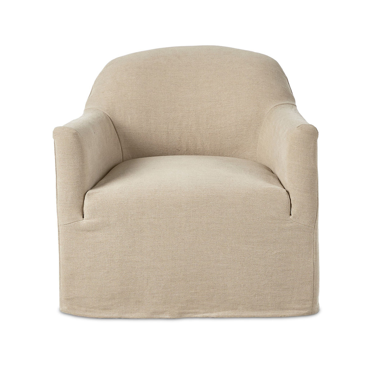 Lowell Slipcover Swivel Chair