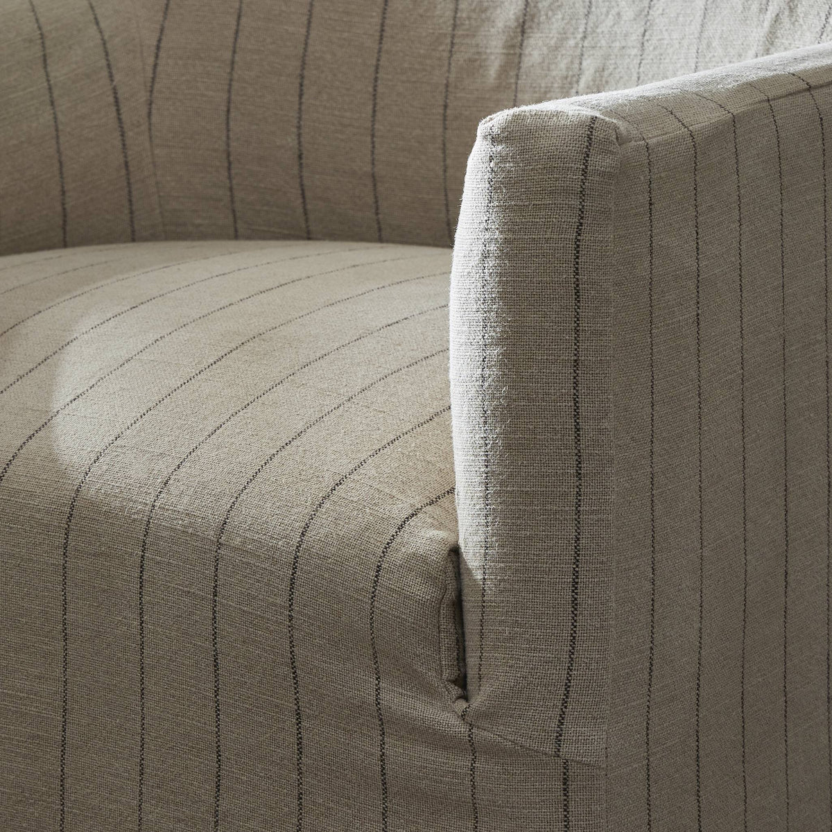 Lowell Slipcover Swivel Chair