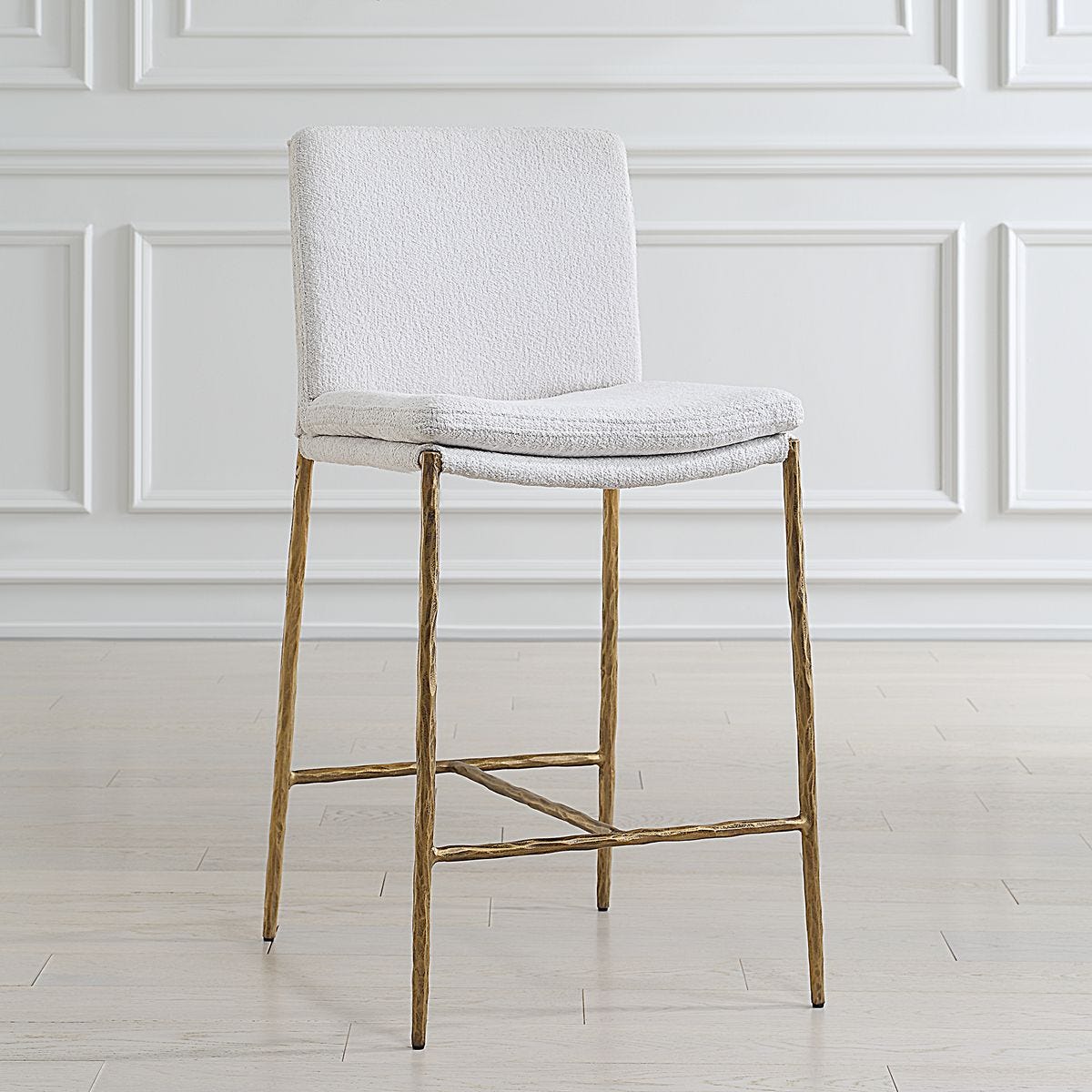 Ascend Counter Stool, White
