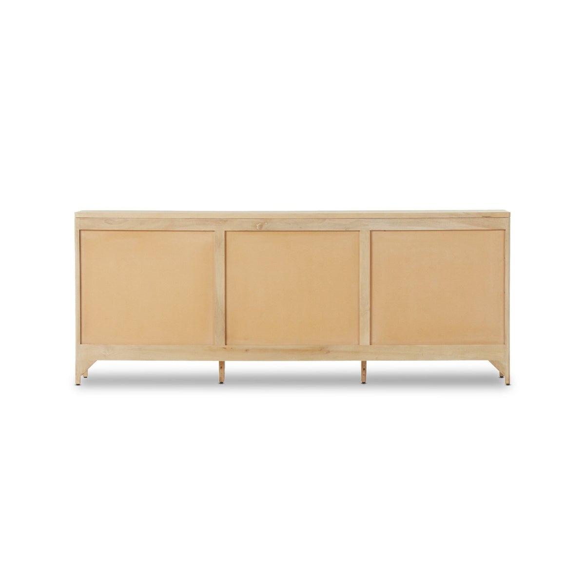 a wooden cabinet with three drawers